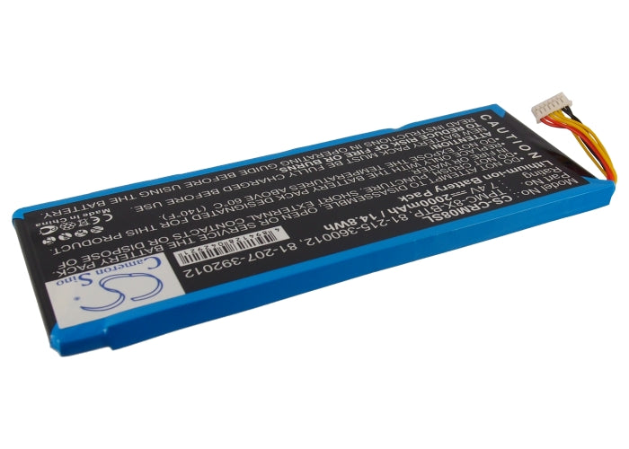 CS-CRM08SL : Battery for Crestron TPMC-8X, TPMC-8X WiFi, 6502269 - Replaces Crestron TPMC-8X-BTP, 81-215-360012, 81-207-392012