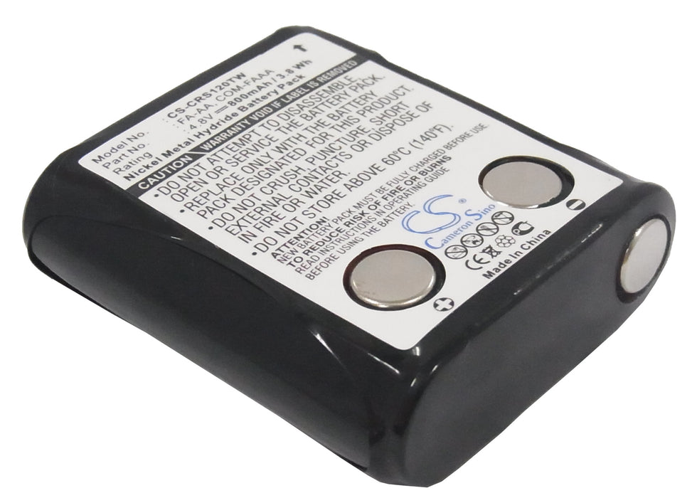 CS-CRS120TW : Battery for Cobra FRS120, FRS117, FRS225 - Replaces Cobra FA-AA, COM-FAAA