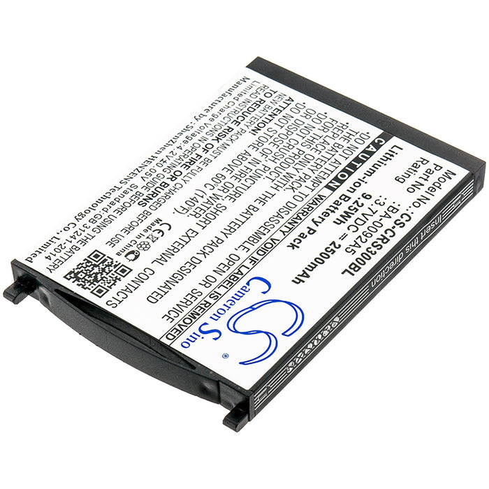 CS-CRS300BL : Battery for CipherLAB RS30 - Replaces CipherLAB BA-0092A5, KBRS300X01503, BT-160LA and others