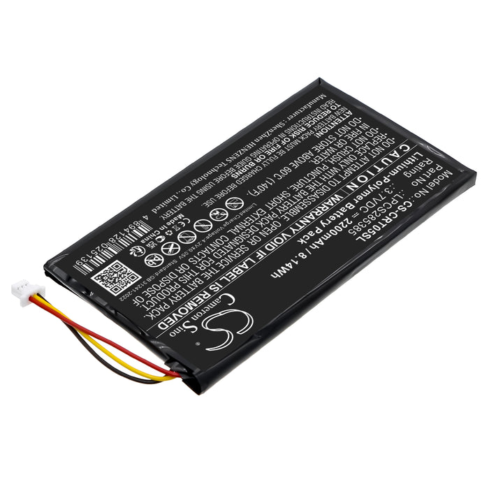 CS-CRT05SL : Battery for Creative Zen Vision M 30GB, Zen Vision M (60GB), DVP-HD0003 - Replaces Creative LPCS285385, BA20603R79914
