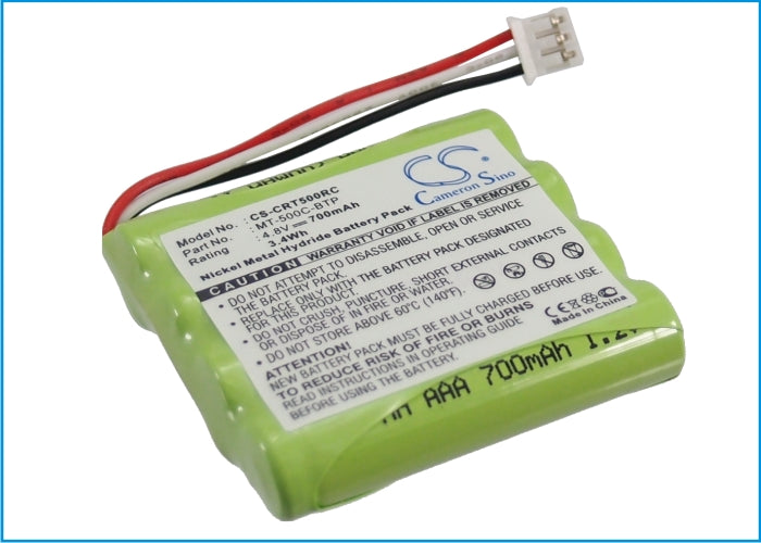 CS-CRT500RC : Battery for Crestron MT-500C, MT-500C-RF, TSU6010 - Replaces Crestron MT-500C-BTP