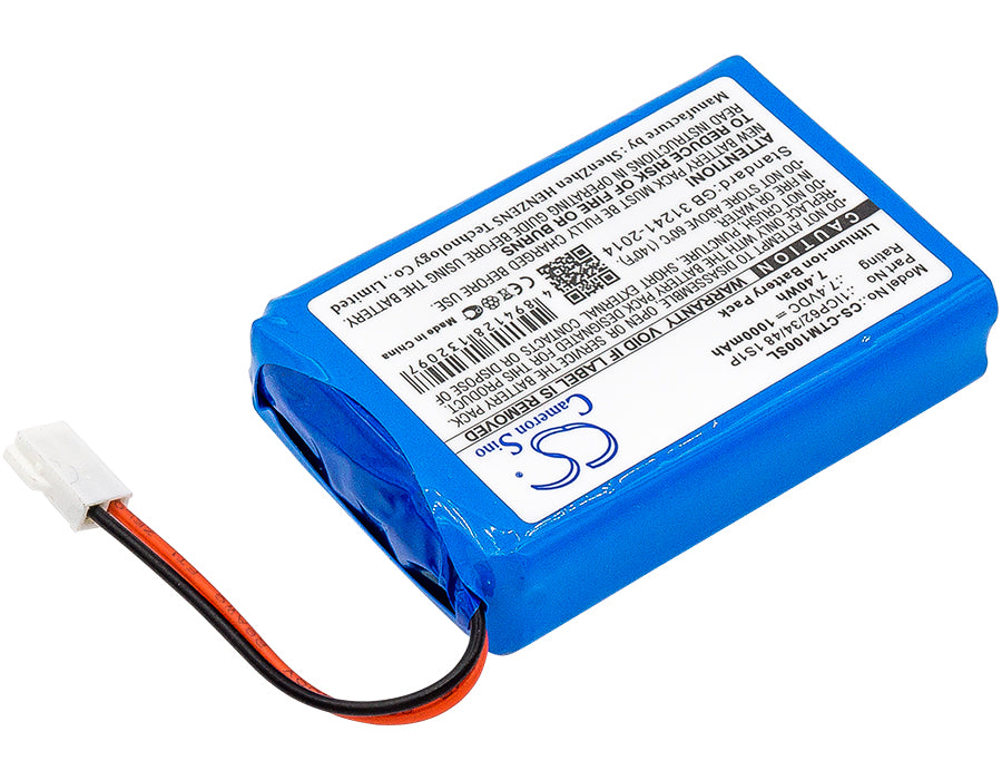 CS-CTM100SL : Battery for CTMS Eurodetector - Replaces CTMS 1ICP62/34/48 1S1P
