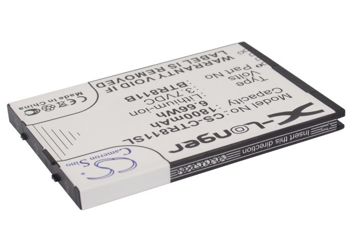 CS-CTR811SL : Battery for Casio Commando 2, Commando 4G LTE, C811 and others - Replaces Casio BTR811B, CA-201L1