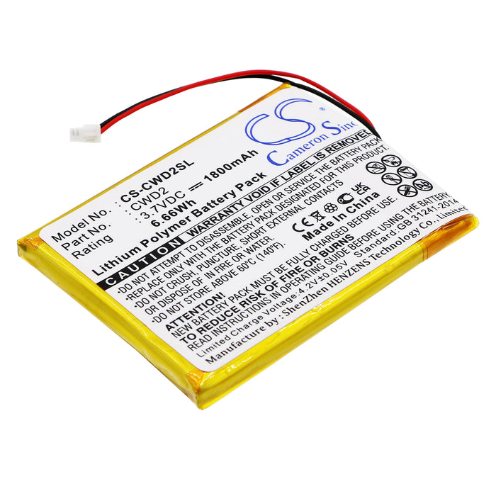 CS-CWD2SL : Battery for Cowon D2 2GB, D2 4GB, D2 Plus 16gb and others