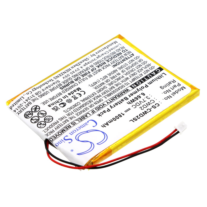 CS-CWD2SL : Battery for Cowon D2 2GB, D2 4GB, D2 Plus 16gb and others