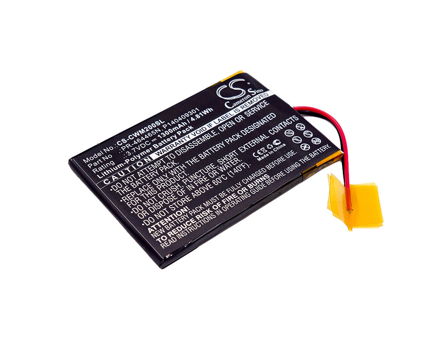 CS-CWM200SL : Battery for Cowon M2, M2 16G, M2 32G - Replaces Cowon PR-464465N, P140409301