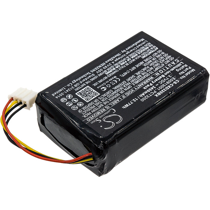 CS-CXD320BX : Battery for C-One e-ID, XGK-C-ONE-E-ID - Replaces C-One E00913001, PCT3200, BP13-001080