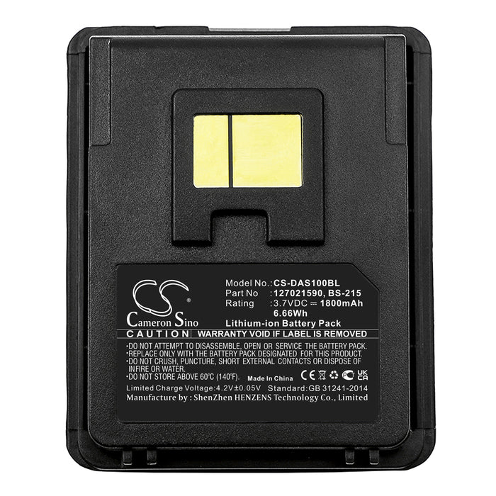 CS-DAS100BL : Battery for Datalogic Mobile Scorpio - Replaces Datalogic BS-215, BS-229, 127021590 and others