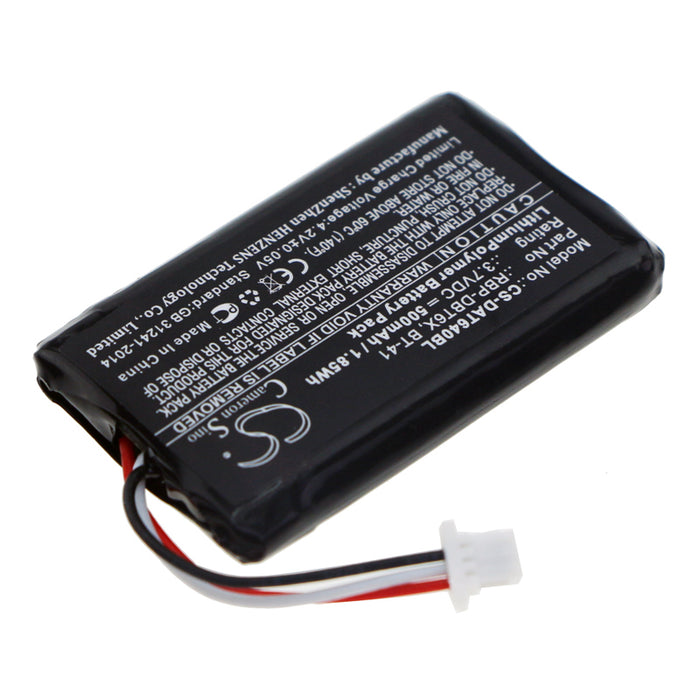 CS-DAT640BL : Battery for Datalogic RIDA DBT6400, RBP-6400 - Replaces Datalogic RBP-DBT6X, BT-41, 128004100