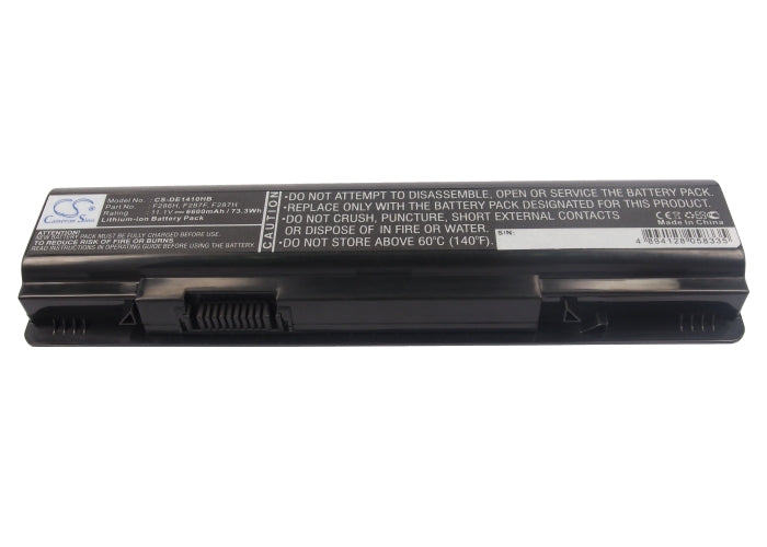 CS-DE1410HB : Battery for DELL Inspiron 1410, Vostro 1014, Vostro 1015 and others - Replaces DELL 312-0818, 451-10673, F286H and others