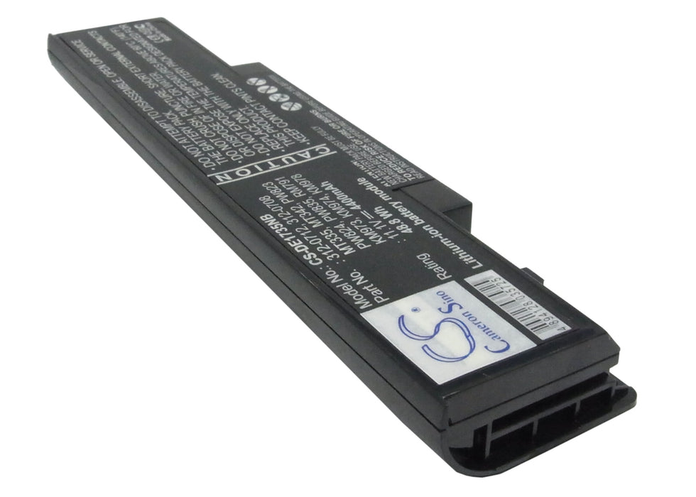 CS-DE1735NB : Battery for DELL Studio 1735, Studio 1736, Studio 1737 - Replaces DELL KM973, KM974, KM978 and others