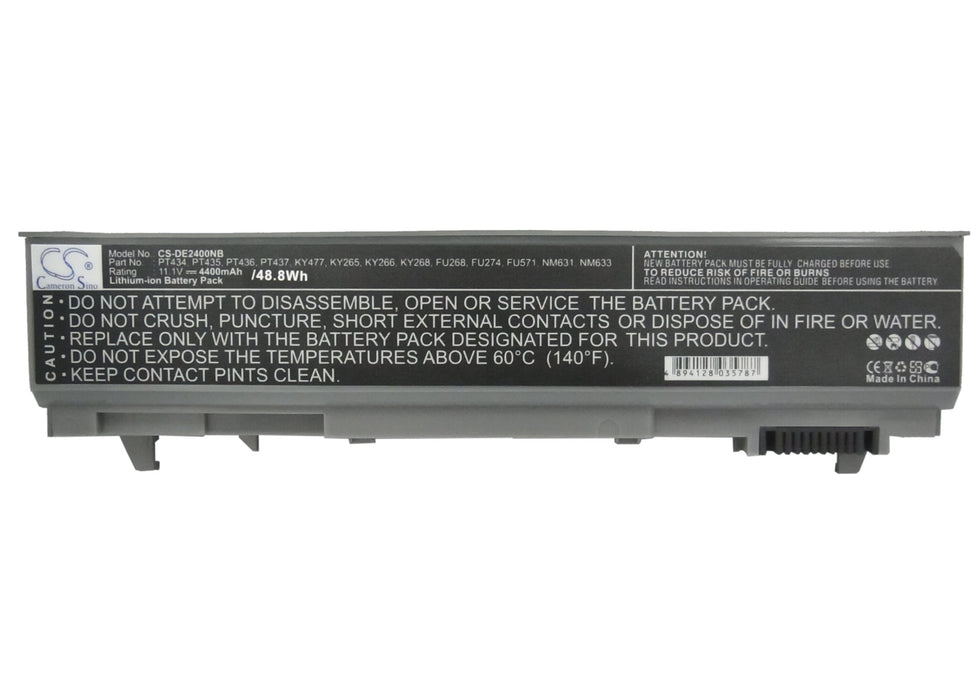 CS-DE2400NB : Battery for DELL Latitude E6400, Latitude E6500, Precision M2400 and others - Replaces DELL PT434, PT435, PT436 and others