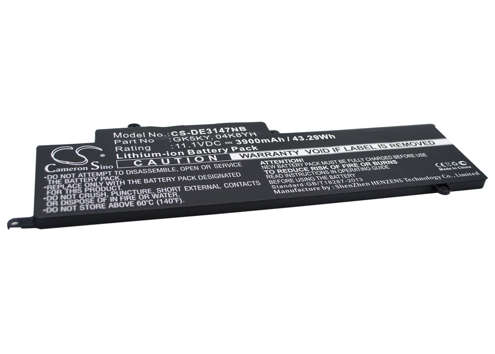 CS-DE3147NB : Battery for DELL Inspiron 11 3147, Inspiron 13 7347, Inspiron 11 3147 3000 11.6" and others - Replaces DELL GK5KY, 04K8YH, 092NCT and others