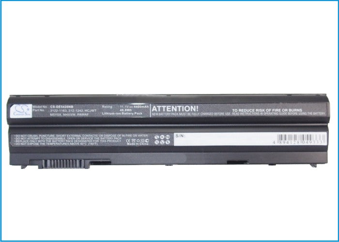 CS-DE5420NB : Battery for DELL Latitude E5420, Latitude E5520, Inspiron 15R (5520) and others - Replaces DELL 04NW9, 05G67C, 312-1163 and others