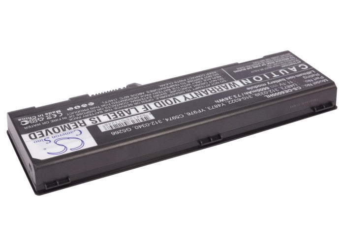 CS-DE6000HL : Battery for DELL Inspiron 6000, Inspiron 9200, Inspiron 9300 and others - Replaces DELL 310-6321, 312-0340, D5318 and others