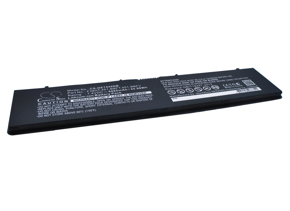 CS-DE7440NB : Battery for DELL Latitude E7440, Latitude 14 7000, Latitude E7450 and others - Replaces DELL F38HT, 451-BBFT, 451-BBFY and others