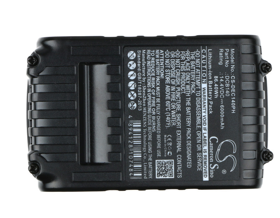 CS-DEC140PH : Battery for DeWalt XR Li-Ion 14.4V, DCB090, DCD720 and others - Replaces DeWalt DCB140, DCB140-XJ, DCB143 and others