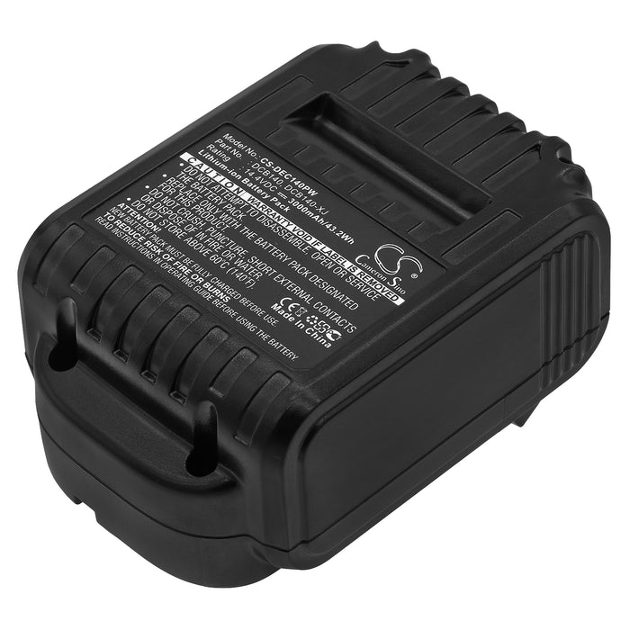 CS-DEC140PW : Battery for DeWalt XR Li-Ion 14.4V, DCB090, DCD720 and others - Replaces DeWalt DCB140, DCB140-XJ, DCB143 and others