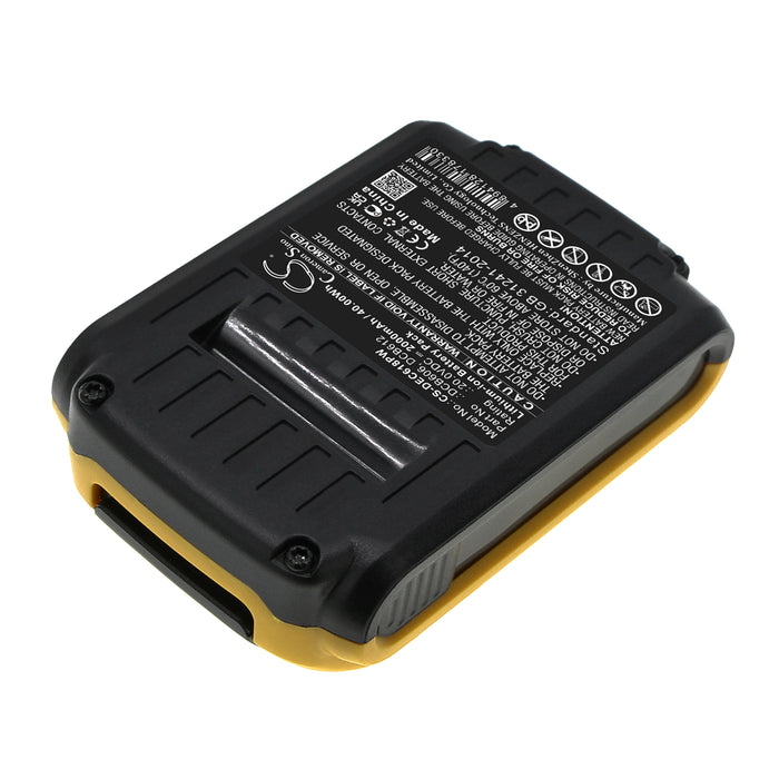 CS-DEC618PW : Battery for DeWalt 20V MAX, 60V MAX, 120V MAX and others - Replaces DeWalt DCB606, DCB612, DCB606-2 and others