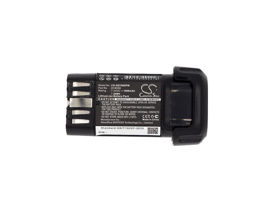 CS-DEC800PW : Battery for DeWalt DCF680N1, DW4390, DCF680N2 and others - Replaces DeWalt DCB080