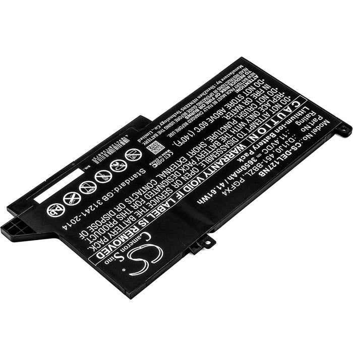 CS-DEL127NB : Battery for DELL Latitude 12 7000, Latitude 12 7280, Latitude 12 7480 and others - Replaces DELL 451-BBZL, DJ1J0, PGFX4 and others