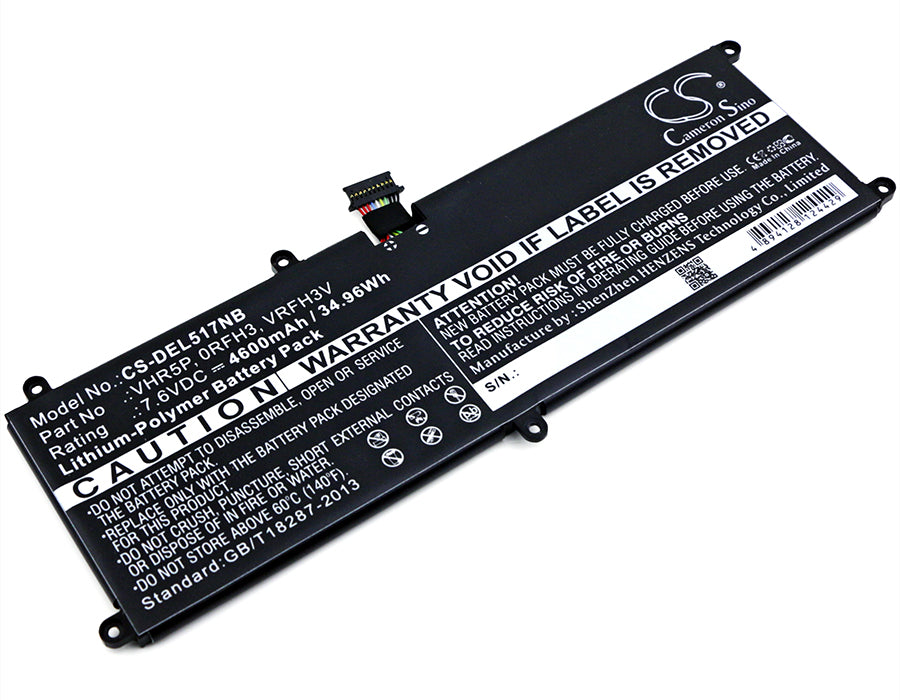 CS-DEL517NB : Battery for DELL Latitude 11 5175, Latitude 11 5179, Latitude 11 5175 Tablet and others - Replaces DELL VHR5P, 0RFH3V, RFH3V and others