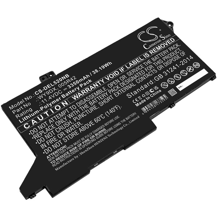 CS-DEL520NB : Battery for DELL Latitude 5420, Latitude 5520 - Replaces DELL WY9DX, 005R42