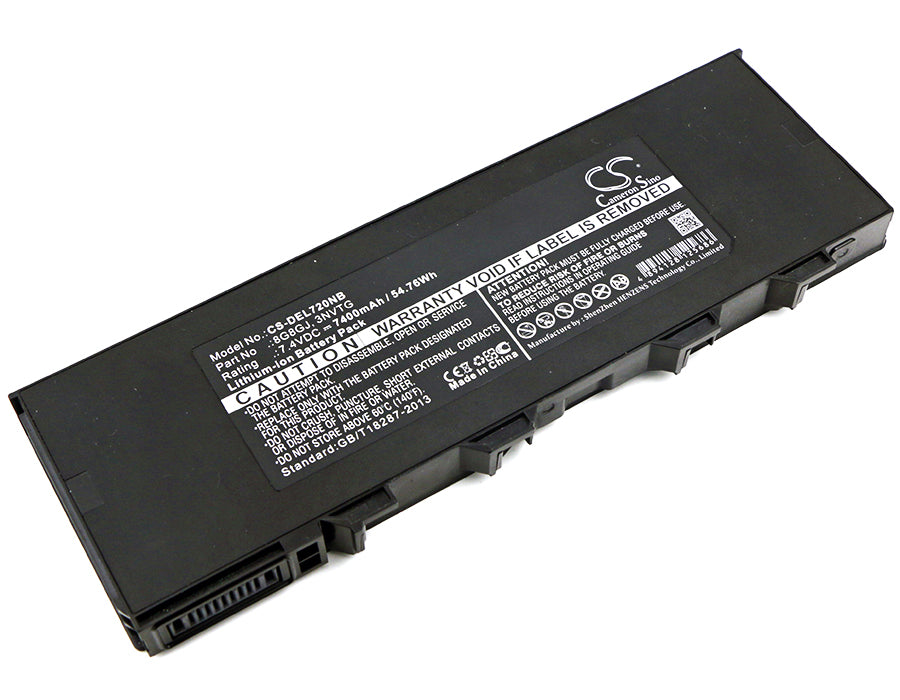 CS-DEL720NB : Battery for DELL Latitude 7204, Latitude 12 Rugged Extreme 7204, Latitude 7214 Rugged Extreme and others - Replaces DELL 8G8GJ, 3NVTG, 03NVTG and others