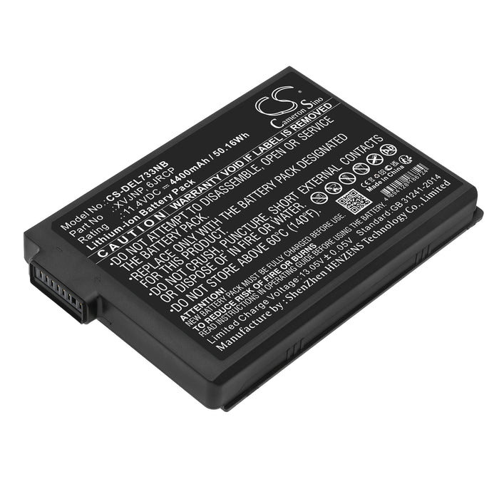 CS-DEL733NB : Battery for DELL Latitude 7330 Rugged, Latitude 5430 Rugged - Replaces DELL XVJNP, 6JRCP