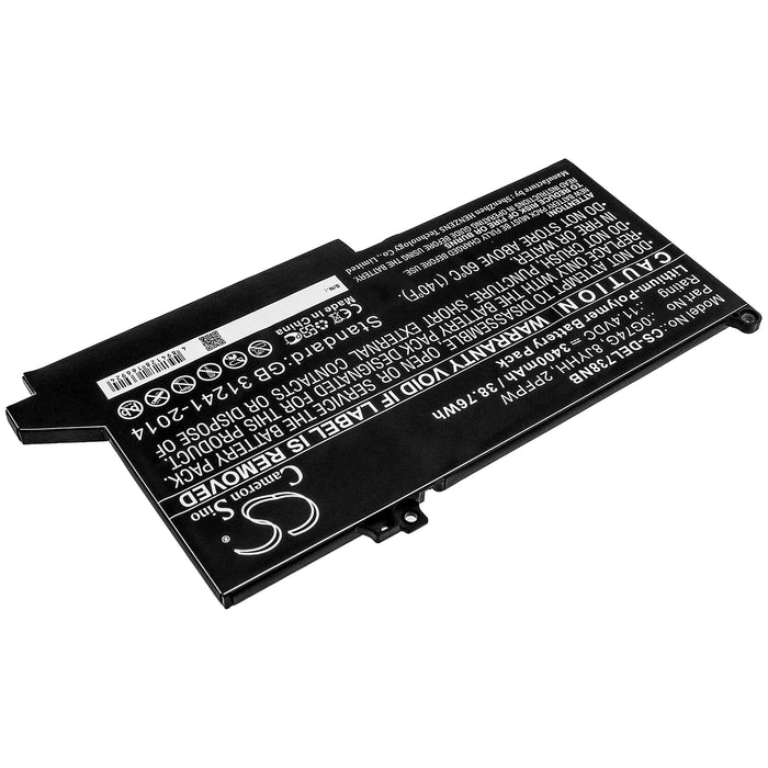 CS-DEL738NB : Battery for DELL Latitude 12 7280, Latitude 12 7480, Latitude 12 5300 and others - Replaces DELL 0G74G, 8JYHH, 2PFPW