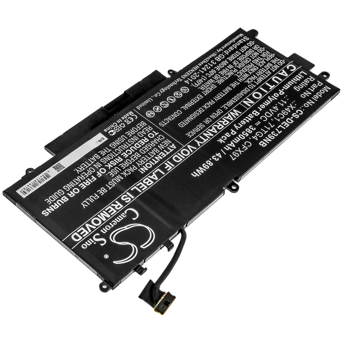 CS-DEL739NB : Battery for DELL Latitude 5289 2-in-1, Latitude 7390 2-in-1 - Replaces DELL X49C1, 71TG4, CFX97