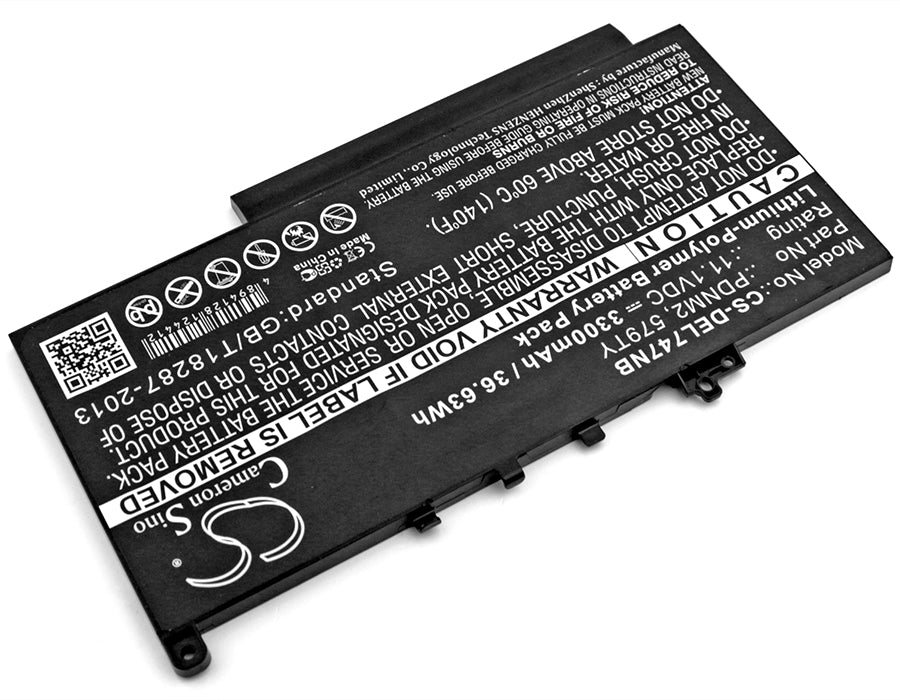 CS-DEL747NB : Battery for DELL Latitude E7470, Latitude E7270, Latitude 12 E7470 and others - Replaces DELL PDNM2, 579TY, 0579TY and others