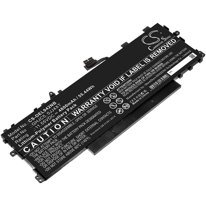 CS-DEL942NB : Battery for DELL Latitude 9420 2-in-1 - Replaces DELL GHJC5, 0JJ4XT