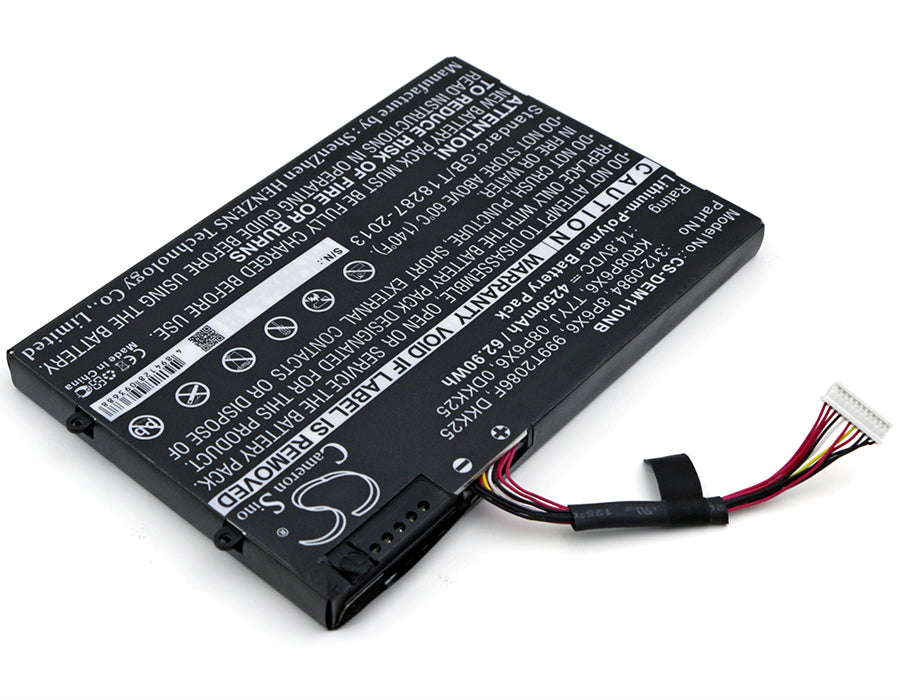 CS-DEM110NB : Battery for DELL Alienware M11x, Alienware M11xR2, Alienware M11xR3 and others - Replaces DELL 312-0984, 8P6X6, 999T2086F and others