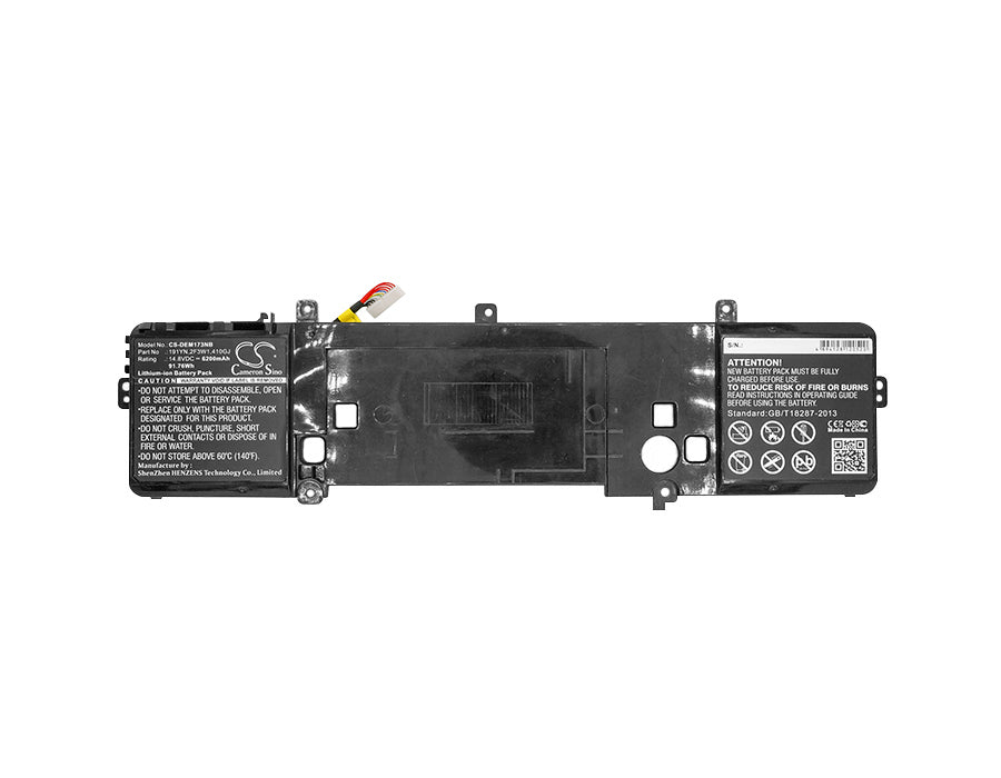 CS-DEM173NB : Battery for DELL Alienware 15 R1, Alienware 15 R2, Alienware 17 R3 and others - Replaces DELL 191YN, 2F3W1, 410GJ