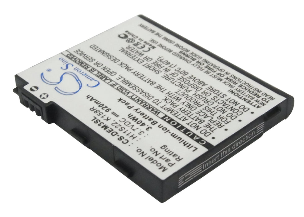 CS-DEM3SL : Battery for DELL Mini 3, Mini 3i, Mini 3iX and others - Replaces DELL H11S22, K158R, OK158R and others