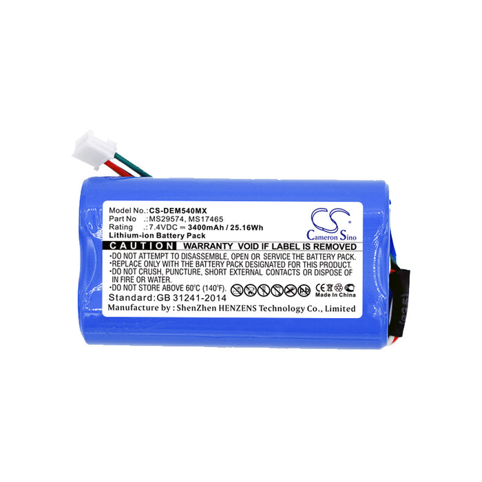 CS-DEM540MX : Battery for Drager Infinity M540, Infinity M540 Monitor, Infinty monitor M450 - Replaces Drager MS29574, MS17465