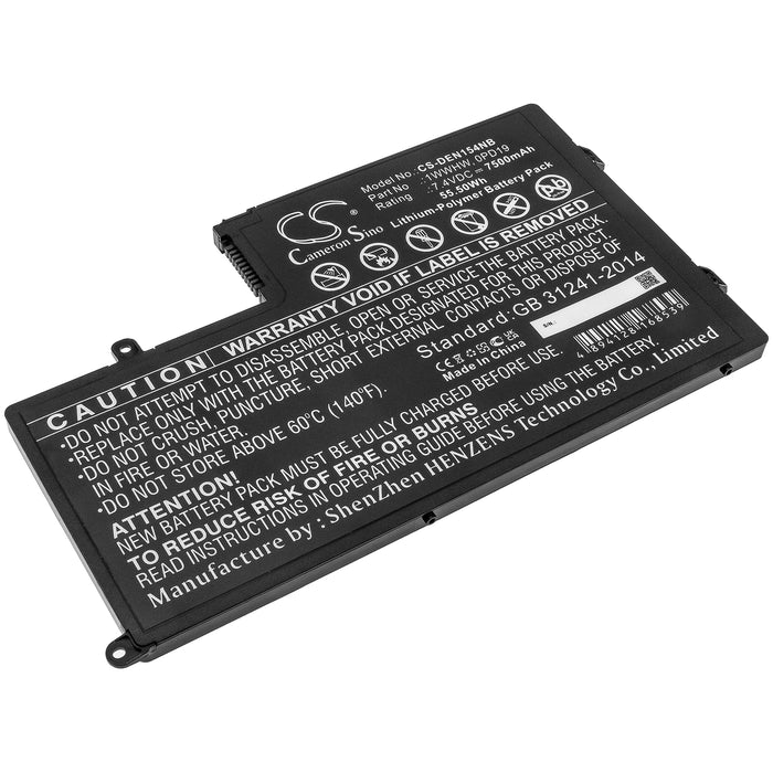 CS-DEN154NB : Battery for DELL INS15-5565-D1945A, INSPIRON INS15LD-4528B, INS14MD-2728S and others - Replaces DELL 1WWHW, 0PD19