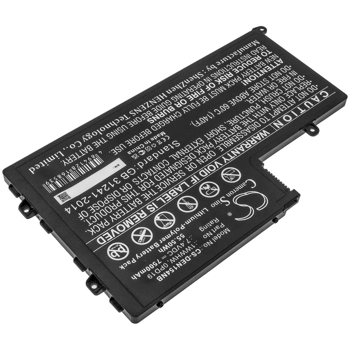 CS-DEN154NB : Battery for DELL INS15-5565-D1945A, INSPIRON INS15LD-4528B, INS14MD-2728S and others - Replaces DELL 1WWHW, 0PD19