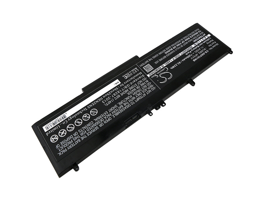 CS-DEP351NB : Battery for DELL Precision 3510, Precision 3510 Workstation, Latitude E5570 - Replaces DELL WJ5R2, 4F5YV