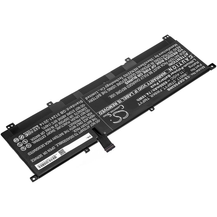 CS-DEP553NB : Battery for DELL Precision 5530 2-in-1, XPS 15-9575-D2801TS, XPS 15-9575-D1805TS and others - Replaces DELL 0TMFYT, 8N0T7, FW8KR and others