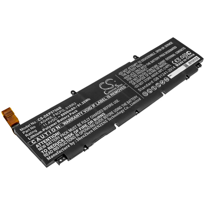 CS-DEP575NB : Battery for DELL Precision 5750 KVPMY, Precision 5750 0YY3V, Precision 5750 KRDHV and others - Replaces DELL XG4K6, F8CPG, 01RR3