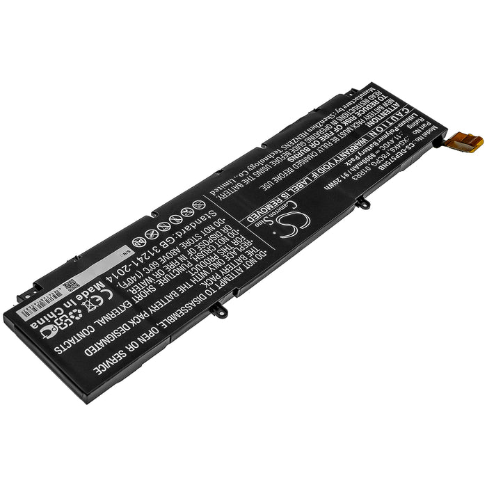 CS-DEP575NB : Battery for DELL Precision 5750 KVPMY, Precision 5750 0YY3V, Precision 5750 KRDHV and others - Replaces DELL XG4K6, F8CPG, 01RR3