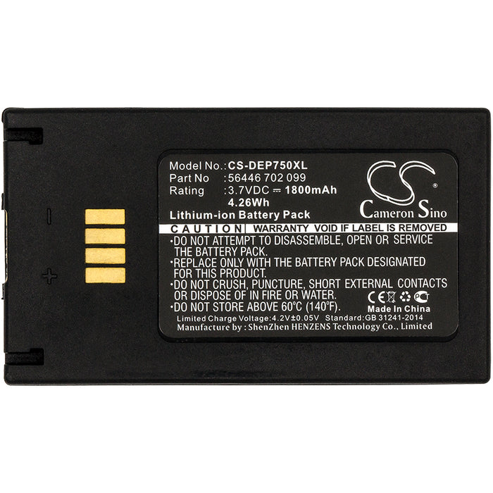 CS-DEP750XL : Battery for SPARE 1128 UHF Reader - Replaces Easypack 56446 702 099