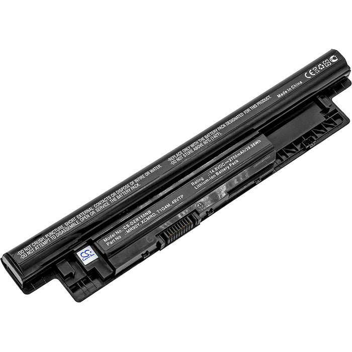 CS-DER150NB : Battery for DELL Inspiron 15RV, Inspiron 15 3521, Inspiron 15RV-1667BLK and others - Replaces DELL MR90Y, XCMRD, T1G4M and others