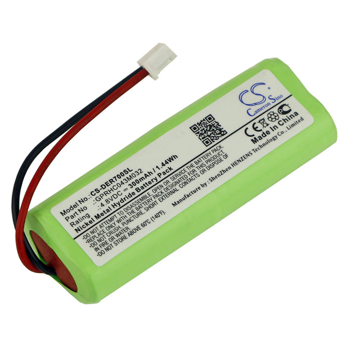 CS-DER700SL : Battery for Educator 700A Receiver, 702A Receiver, 800A Receiver and others - Replaces Educator GPRHC043M032