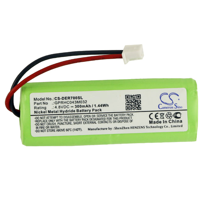 CS-DER700SL : Battery for Educator 700A Receiver, 702A Receiver, 800A Receiver and others - Replaces Educator GPRHC043M032