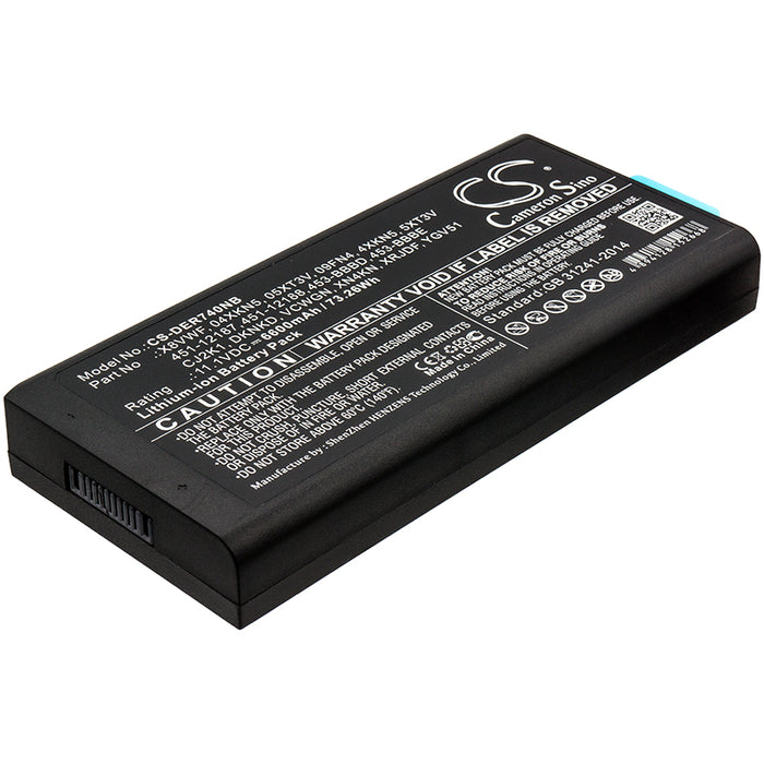 CS-DER740NB : Battery for DELL Latitude 14 Rugged 7404, Latitude 14 Rugged Extreme 7404, Latitude 14 Rugged 5404 and others - Replaces DELL 04XKN5, 05XT3V, 09FN4 and others