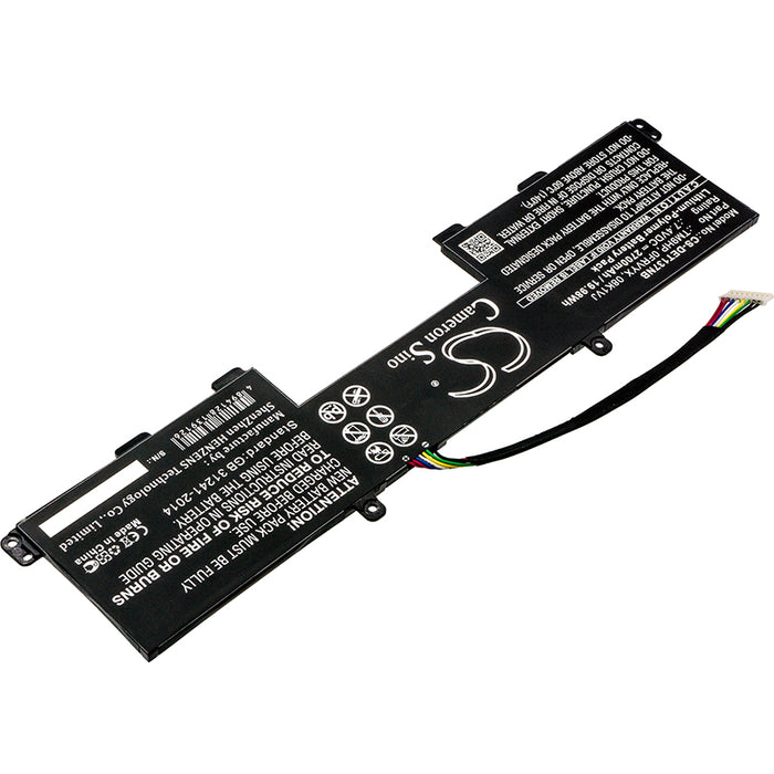 CS-DET137NB : Battery for DELL Latitude 13 7350 - Replaces DELL TM9HP, 0FRVYX, FRVYX and others