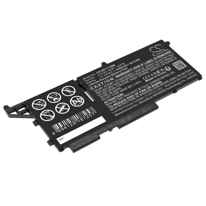 CS-DET173NB : Battery for DELL Latitude 13 7330, Latitude 7330 Rugged Extreme - Replaces DELL 01VX5, 293F1, 404T8